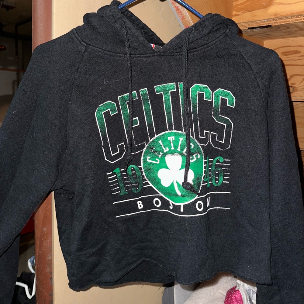 Celtics Semi Cropped Hoodie